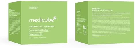 medicube Exosome CICA Tea Tree Calming Toner Pads for Sensitive Skin