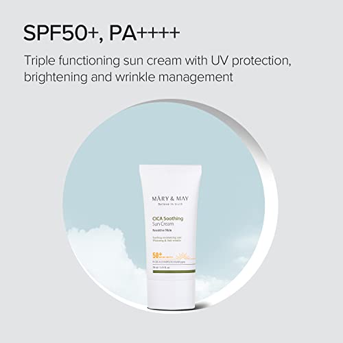 [Mary&May] CICA Soothing Sun Cream