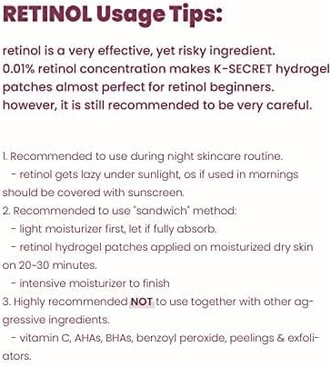 K-SECRET Advanced Regenerating Eye Gel Patches