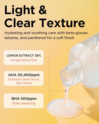 TOCOBO AHA BHA Lemon Facial Toner