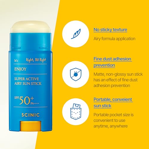 SCINIC Enjoy Super Active Airy Sun Stick SPF50+ PA++++
