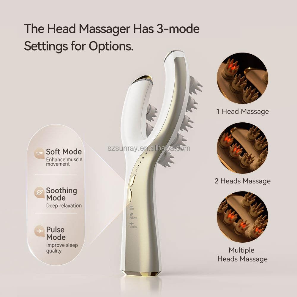 Hair Oil Applicator Bottle, Scalp Applicator Massage Comb, Scalp Oil Applicator, Ball Root Comb Applicator Bottle for Head Scalp Massage & Hair Growth, SR-2117