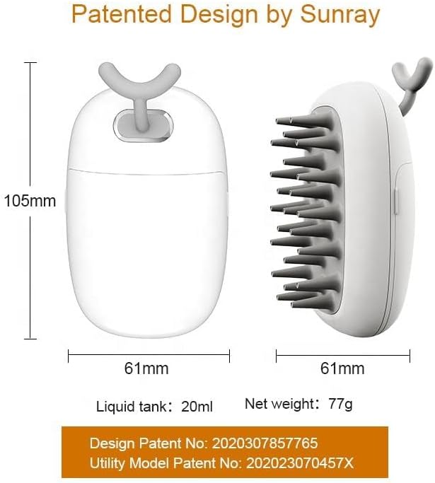 Hair Oil Applicator Bottle, Scalp Applicator Massage Comb, Scalp Oil Applicator, Ball Root Comb Applicator Bottle for Head Scalp Massage & Hair Growth, SR-2007