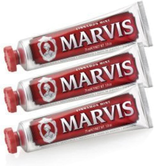 Marvis Cinnamon Mint Toothpaste Triple Pack (3 x 85ml)