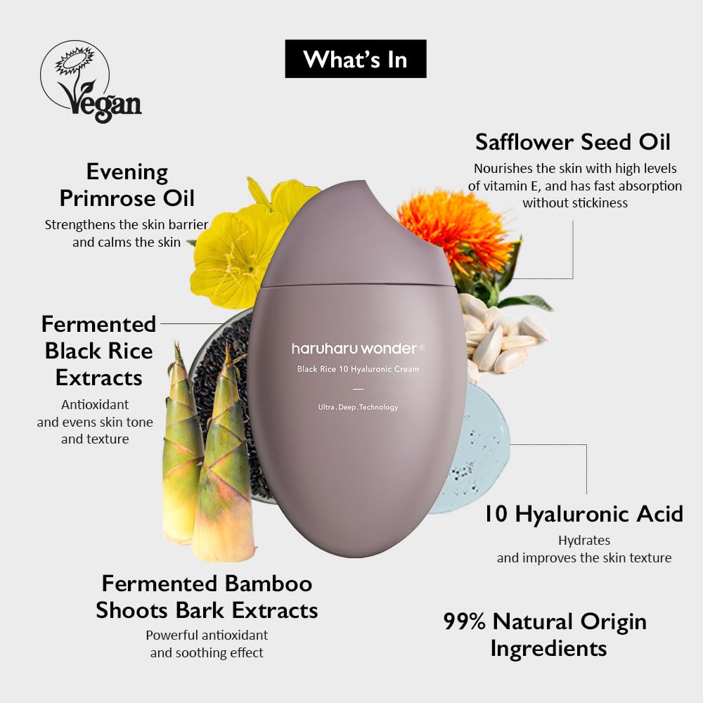 HARUHARU wonder Black Rice 10 Hyaluronic Cream
