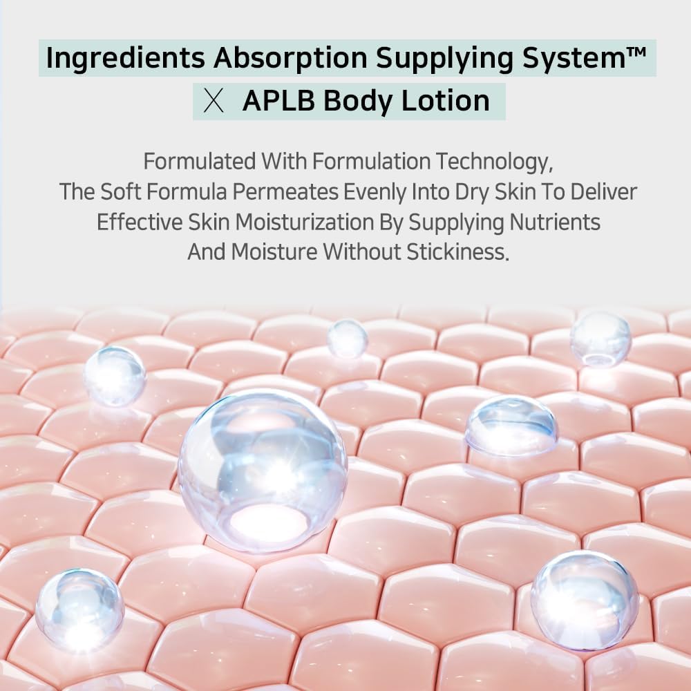 APLB Glutathione Niacinamide Body Lotion | LIPO GLUTA NIAC CEN™ 12.5% 10.14 FL.OZ/Korean Skincare, Long lasting hydration, Revitalize for gentle and improve skin texture