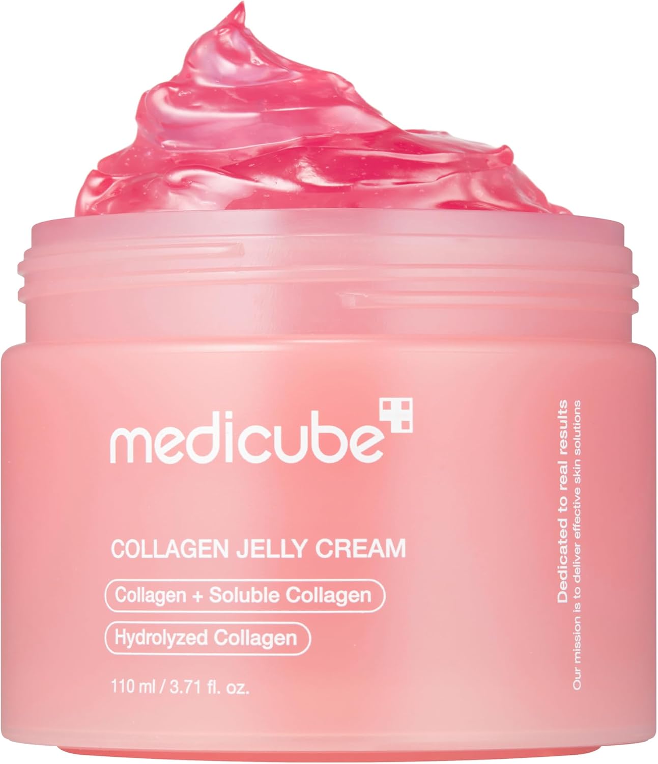 medicube Collagen Jelly Cream- Niacinamide & Freeze-Dried Hydrolyzed Collagen - Boosts skin's barrier hydration and gives 24h Glow & Lifted Look - No artificial color, Korean skincare (3.71 fl.oz.)