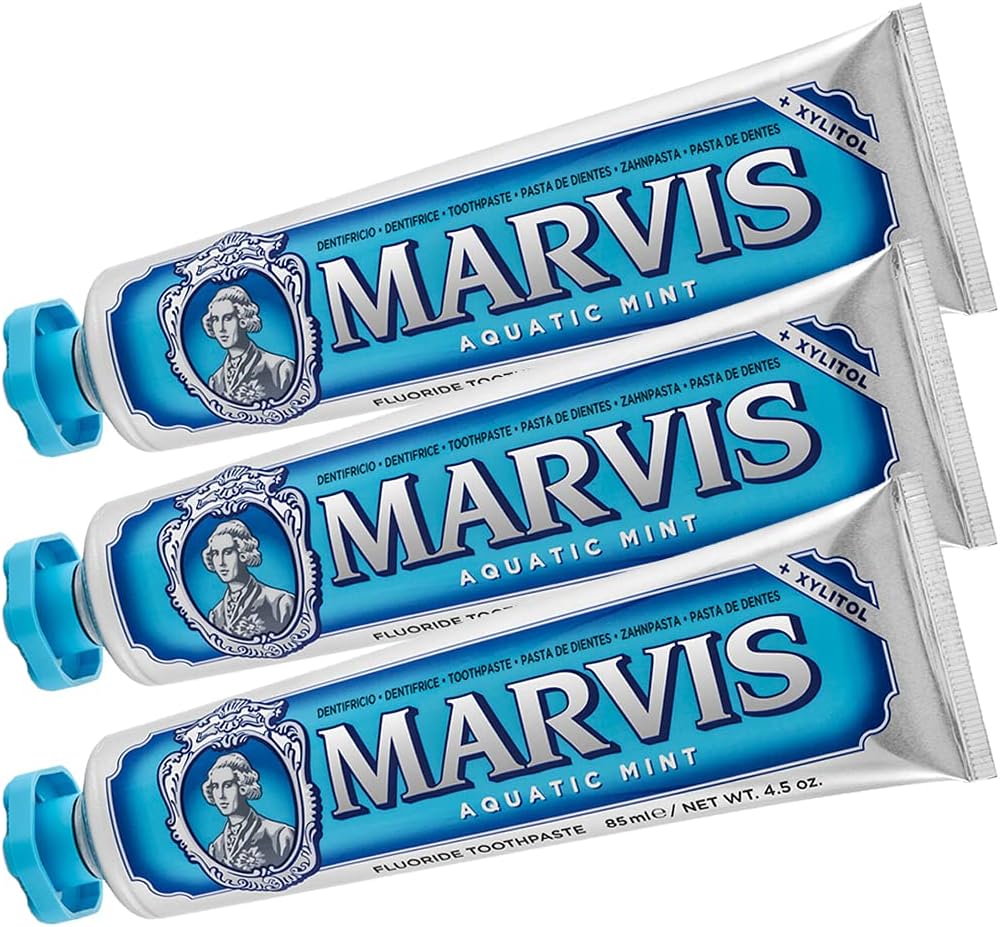 Marvis Toothpaste Aquatic Mint, 3-pack (3x 85ml)