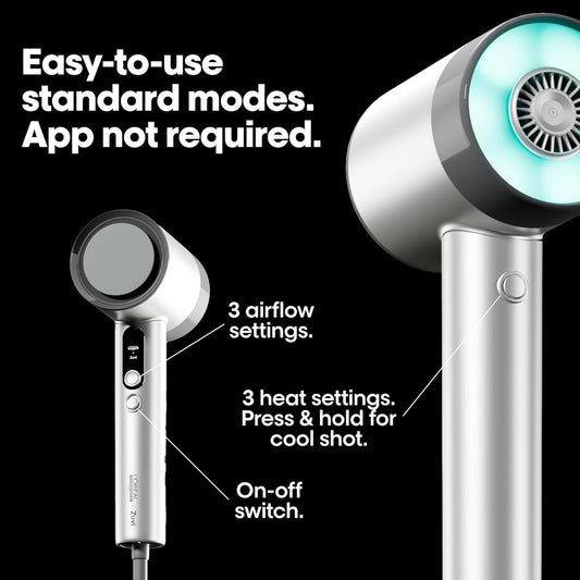 AirLight Pro Hair Dryer - Light, Fast-Drying, and Hair-Protecting Styling Tool with Smart Control & Augmented Airflow Technology